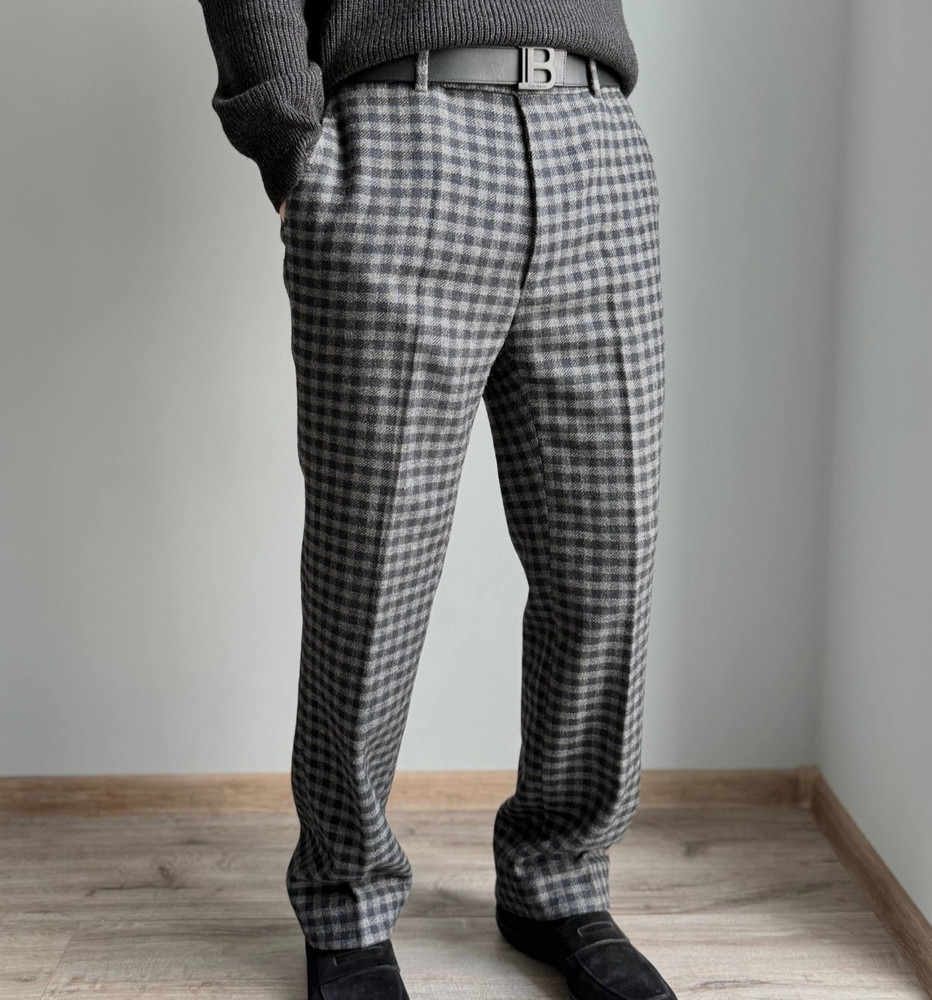 Tom Ford Silk Wool Trousers Tailored Straight Leg Pants Mens Size 50 R / 34 US