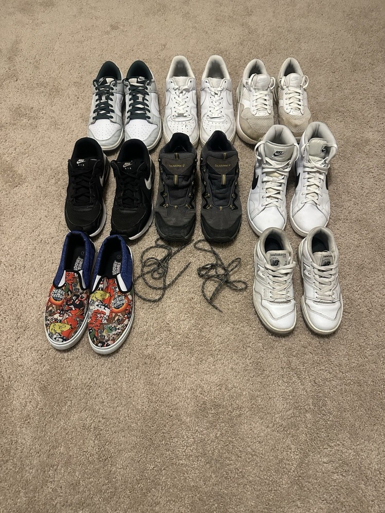 Men’s Nike Shoe Bundle With 8 Pairs