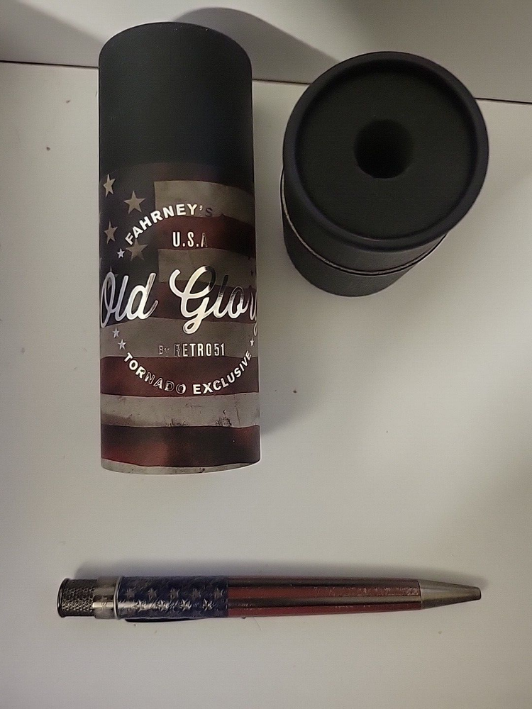 Retro 51 Tornado OLD GLORY Rollerball / Pen - Ltd Ed 552 of 600 Sealed Tube