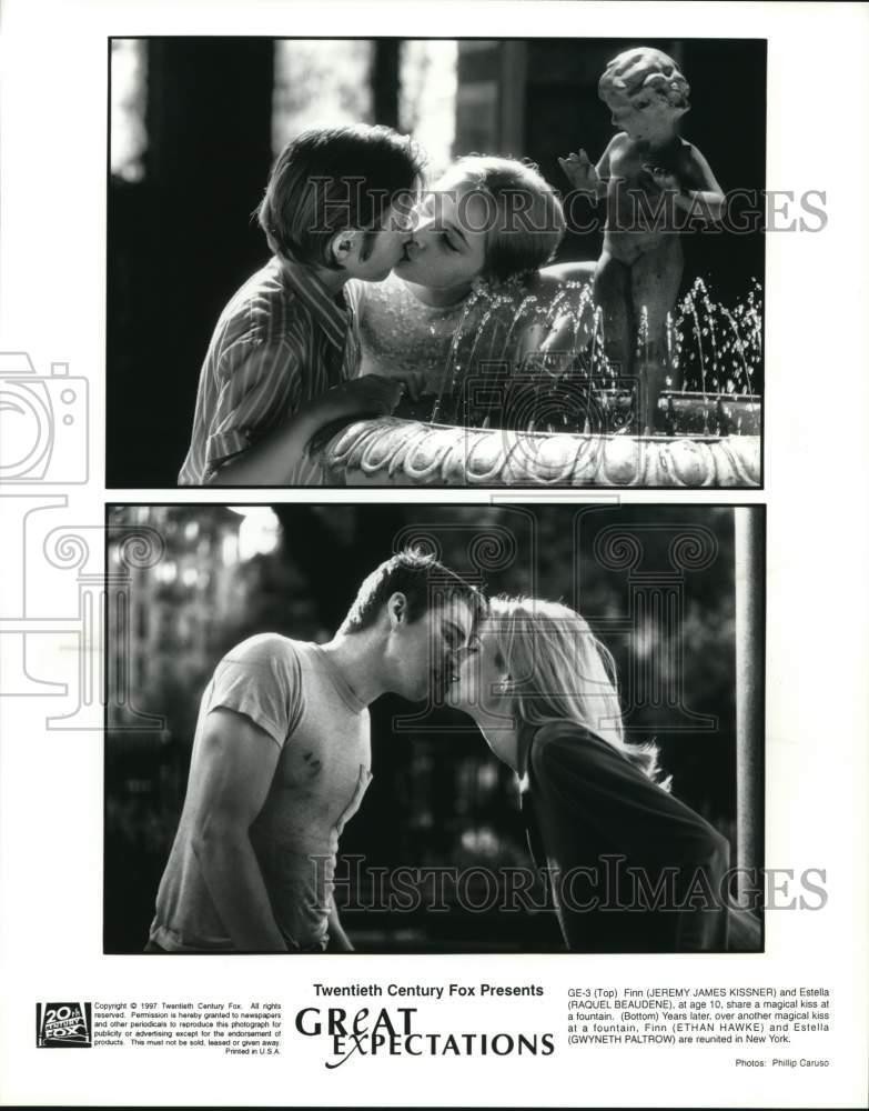 1997 Press Photo The starring cast in scenes from 