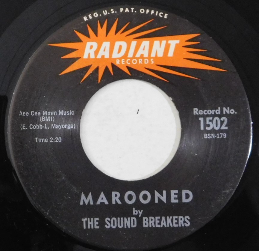 surf exotica 45 THE SOUND BREAKERS Marooned, Lover's Beach RADIANT 45 HEAR