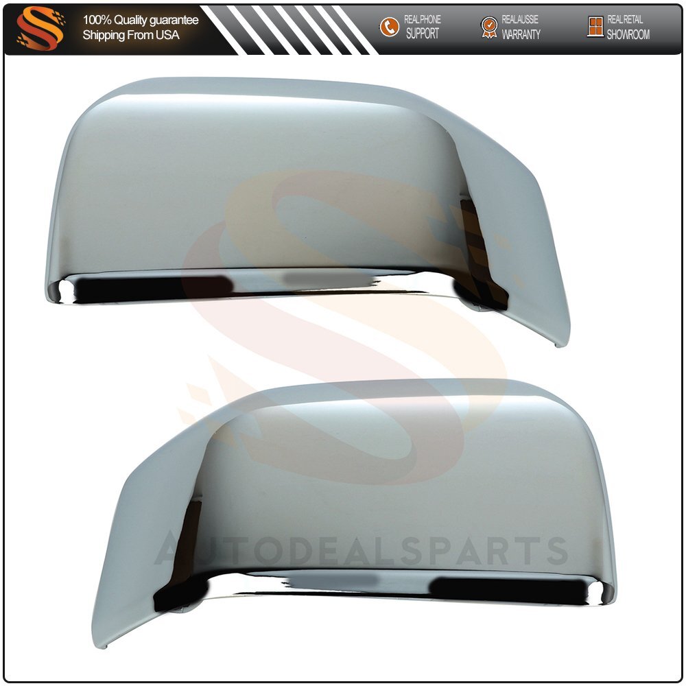 Door Mirrors Compatible With 2015-2020 Ford F-150 Truck Hood LH&RH Side Chrome