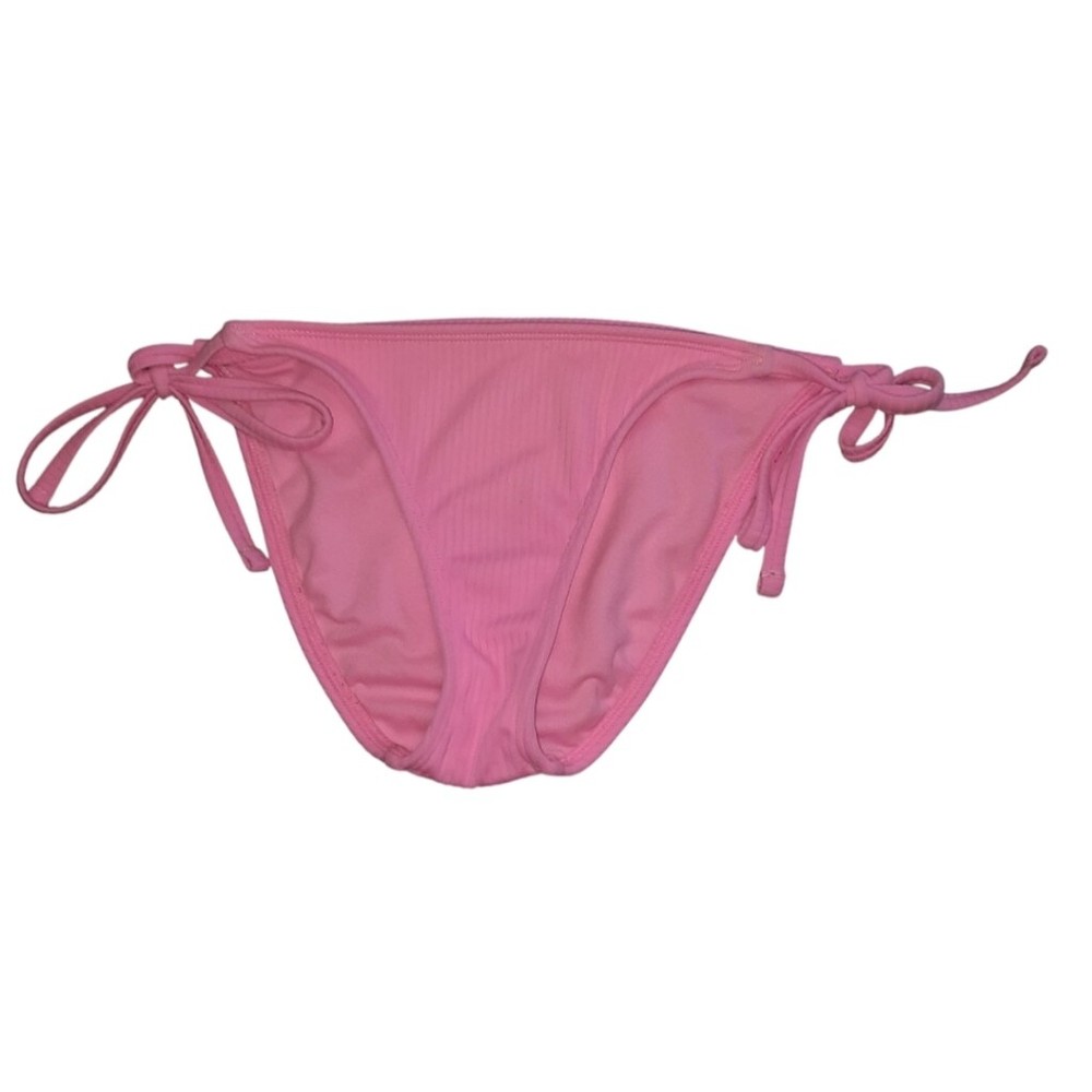 Xhilaration Pink Ribbed Bikini Bottom Size XS
