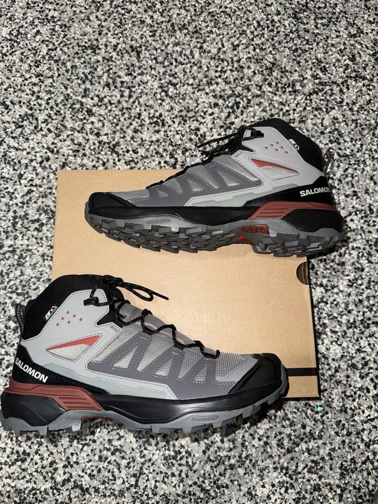 Salomon X Ultra 360 Mid CSWP Waterproof Pewter Grey 474665 Men Size 10.5-11.5