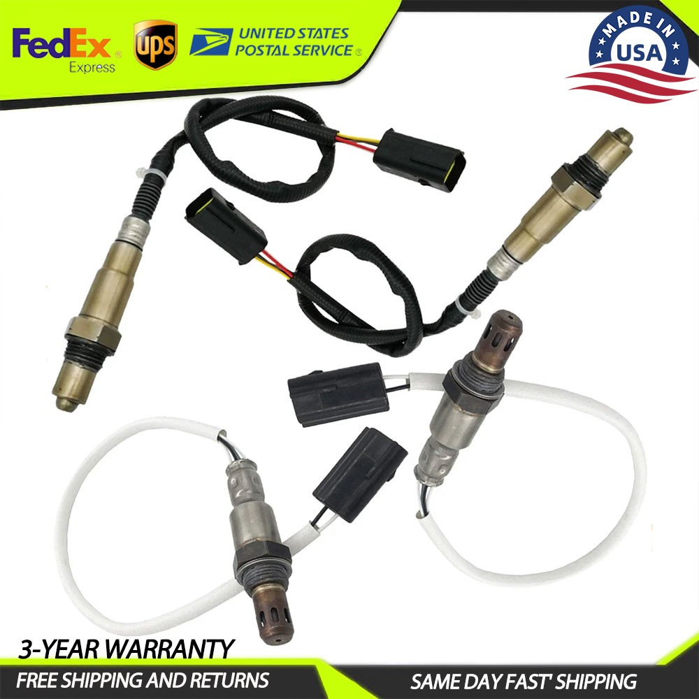 4x For INFINITI QX56 QX80 5.6L 2011-2014 Upstream & Downstream Oxygen O2 Sensors