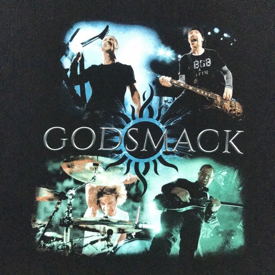Godsmack Band World Tour 2019 Rock Concert Black All Size Shirt