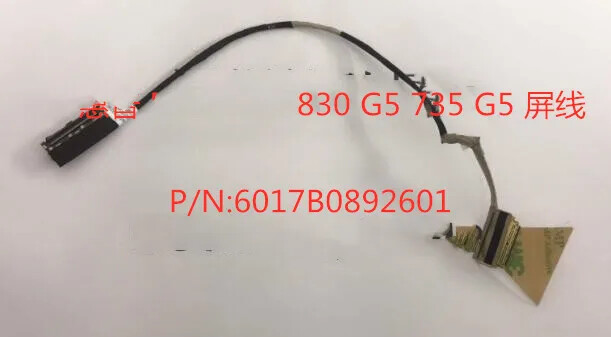 HP EliteBook 830 G5 735 G5 PS1713 Screen Cable 6017B0892601 Replacement