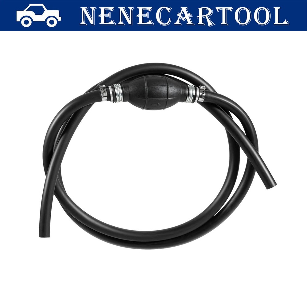 3/8in Marine Fuel Hose Line Assembly w Primer Bulbs For Outboard Boat Motor RVs