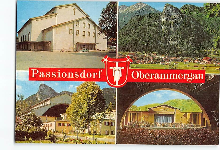 Postcard Scenes & Views Oberammergau Germany