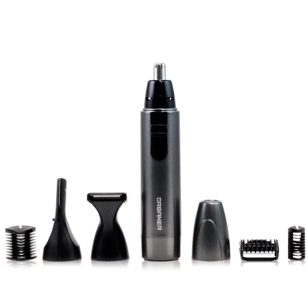 Waterproof Beard Trimmer for Men with Nose Ear Hair Clipper Portable Grooming Kit