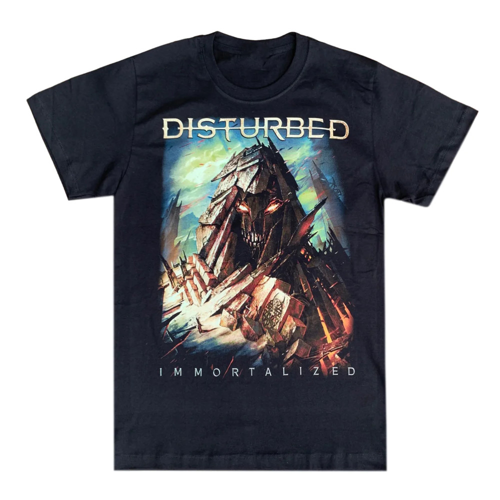 Retro Immortalized Disturbed Shirt Classic Black Unisex Size S-5XL