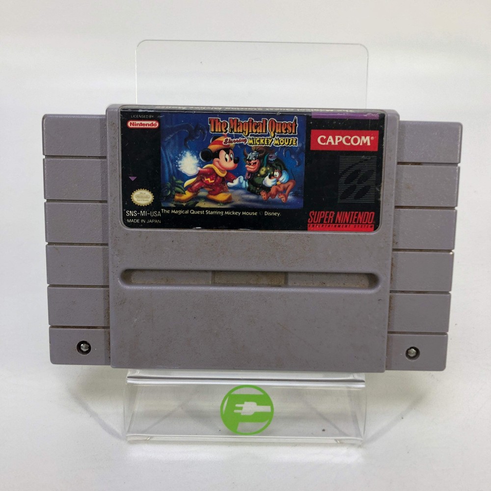 Magical Quest starring Mickey Mouse (Super Nintendo SNES, 1992) Cartridge Only