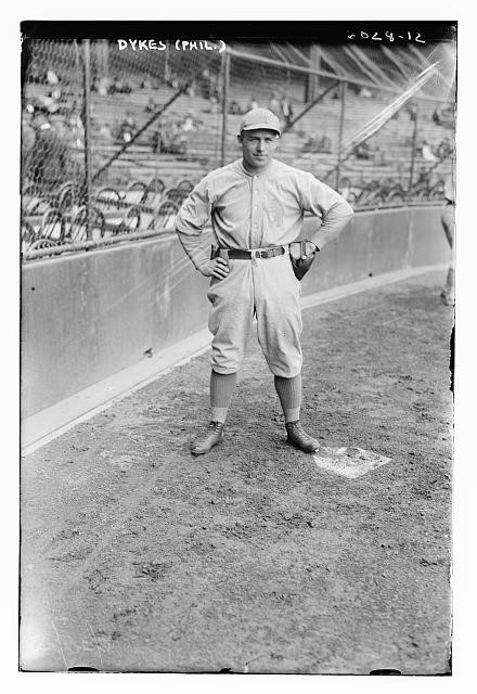 Photo:Jimmy Dykes Philadelphia Athletics 1923 Baseball Portrait Dugout