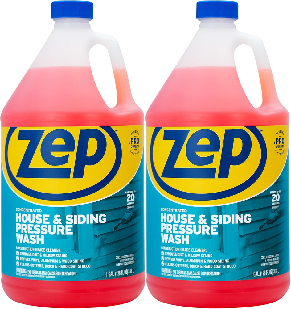 House and Siding Pressure Wash Cleaner Concentrate - 1 Gallon(Case of 2) ZUV..✔️