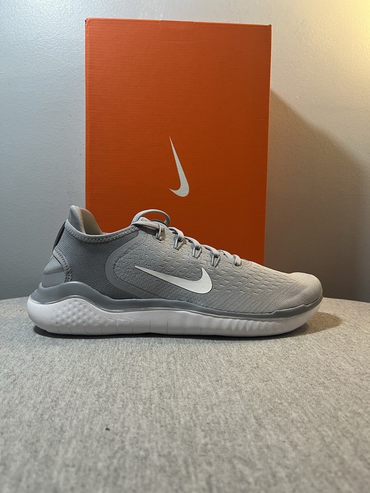 Nike Free RN 2018 Wolf Grey/White-Volt Athletic Men’s Shoe Size 10 942836-003