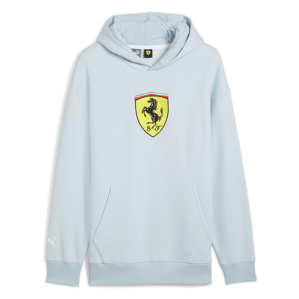 Puma Sf Race  Shield Pullover Hoodie Mens Blue Casual Outerwear 62705406