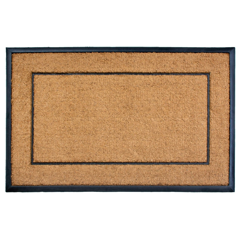 30 x 48 Maxen Doormat in Natural and Black by AZ101633048NP for Stylish Entryway Protection