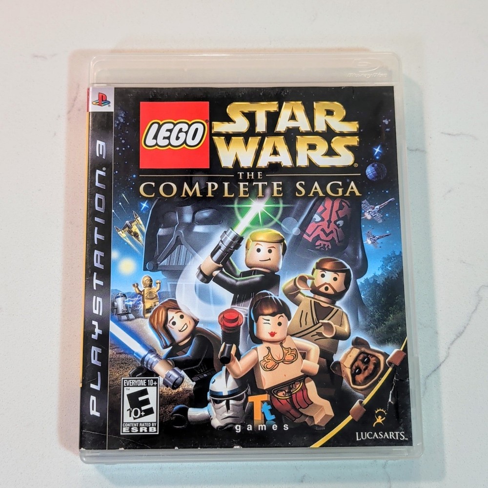 LEGO Star Wars The Complete Saga (PlayStation 3, PS3, 2007) W/ Manual