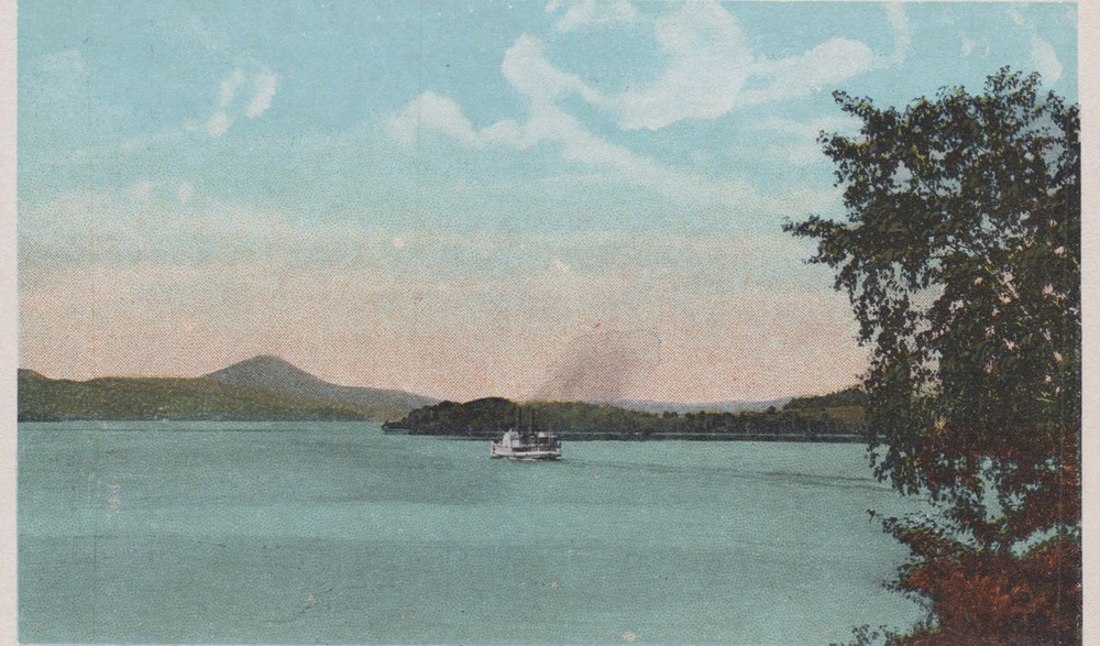 The Harbour Of Newport, VT On Lake Memphremagog 1920’s Postcard