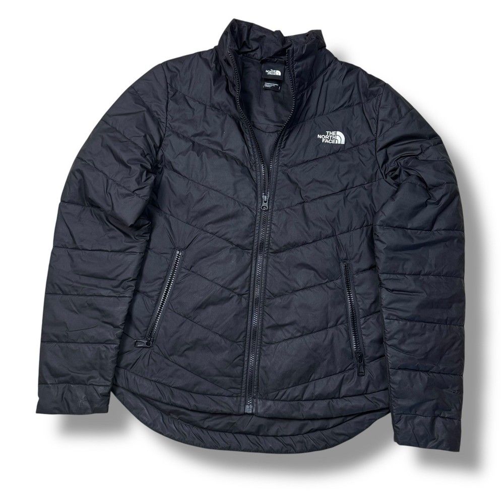 The North Face Women’s Quilted Puffer Jacket Black Size S Lightweight Insulated
