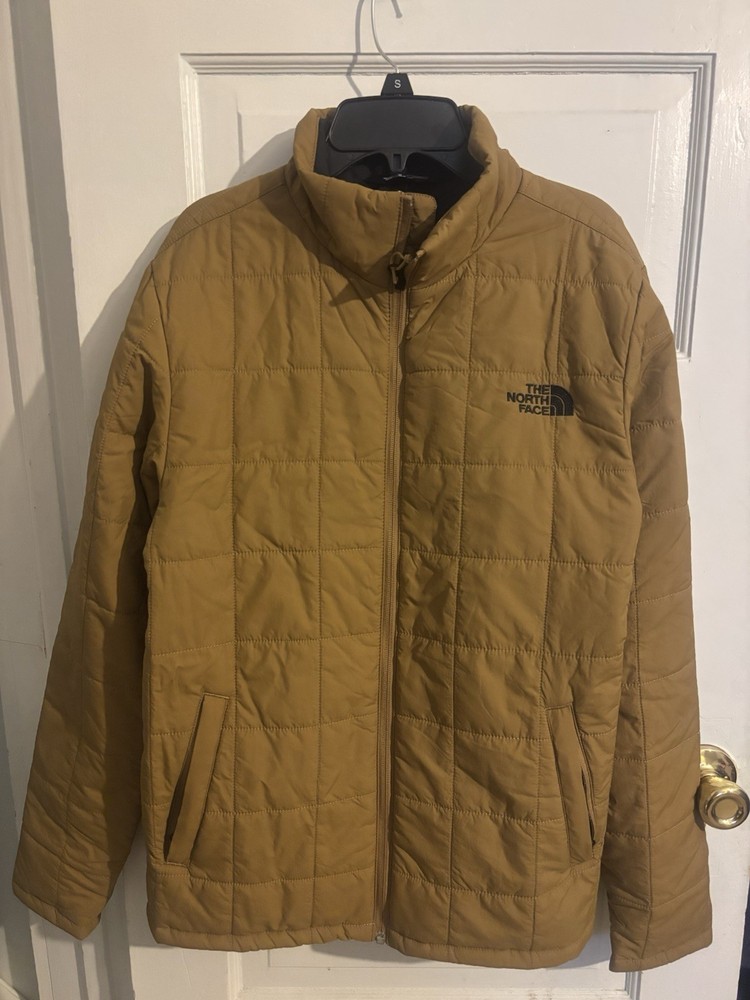 north face light puffer jacket men small