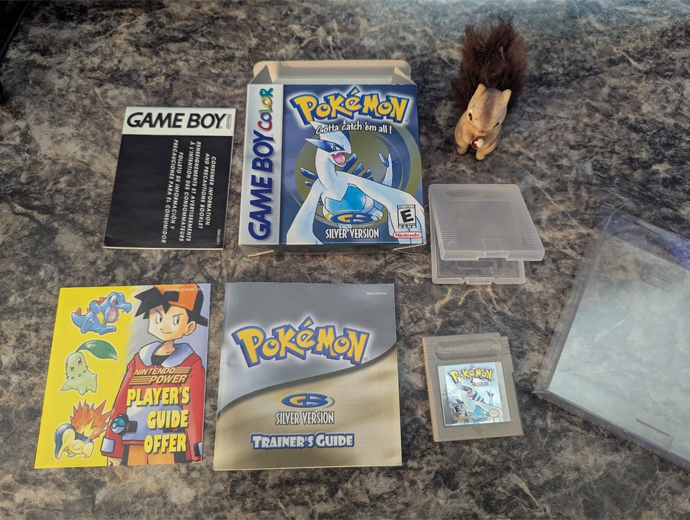Pokemon Silver (Nintendo Gameboy Color Game Boy GB) Boxed Authentic