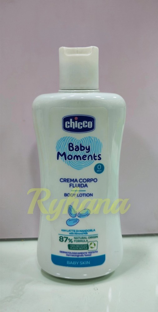 Chicco Baby Moments Lotion 200ml – Gentle Moisturizing Baby Skin Care