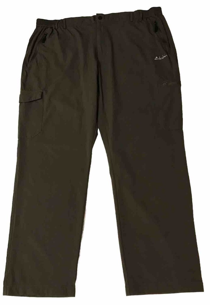 Clothin Golf Pants Nylon Stretch Cargo Performance Men 2X Green 42 x 30 Gorpcore