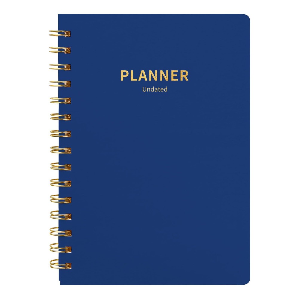 TSFPapier Undated Academic Weekly & Monthly Planner for 2024 and 2025 5.75
