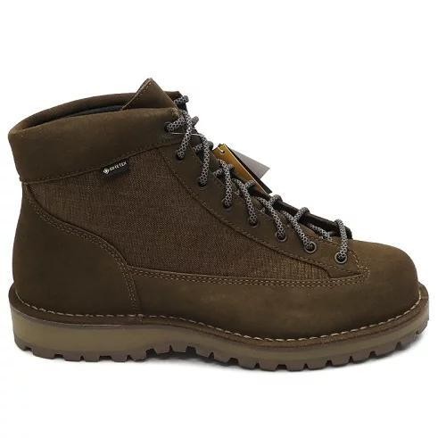 Danner Field Gore-Tex Boots US 9.5 Moss Suede Leather Vibram Sole Men's Hiking