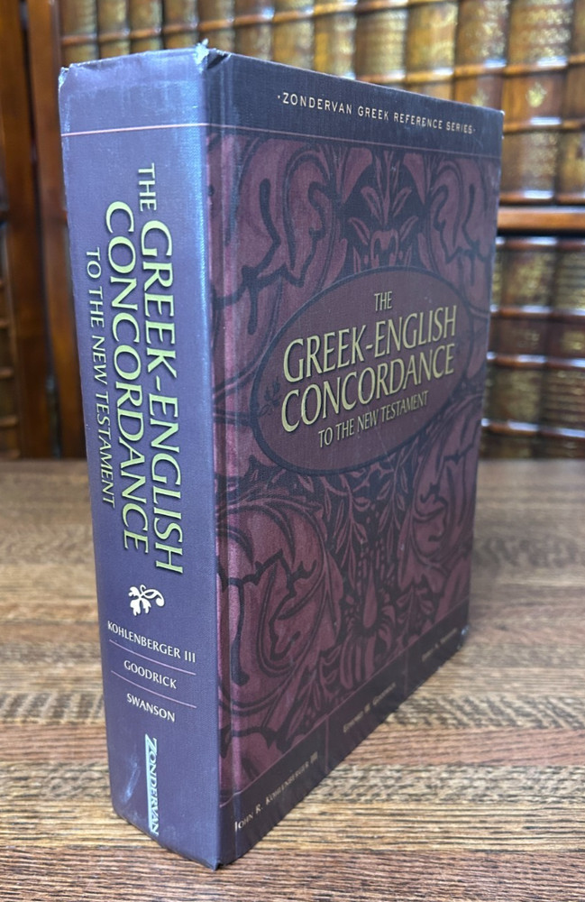Greek English Concordance to New Testament, Kohlenberger III Hardcover Zondervan