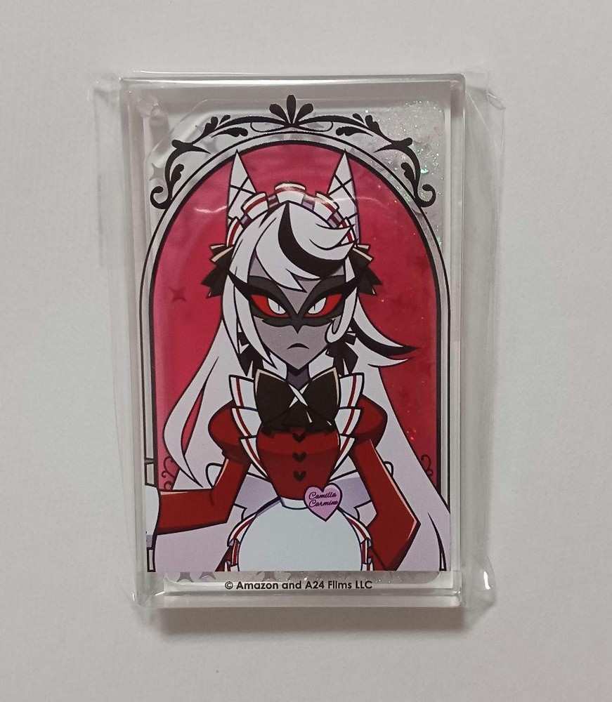 [RARE] Hazbin Hotel Carmilla Liquid Acrylic Keychain Animate Cafe 2025 Japan