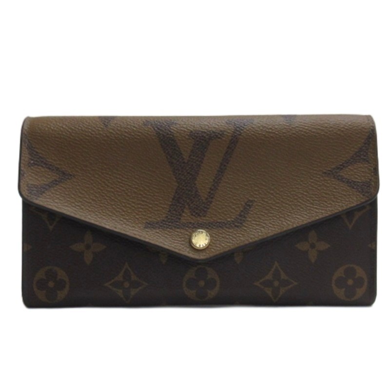 LOUIS VUITTON Portefeuille Sarah Monogram Giant Reverse Long Wallet M80726 AA Wo