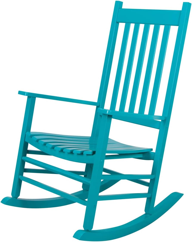 Vermont Porch Rocker with High Back in Aruba Finish