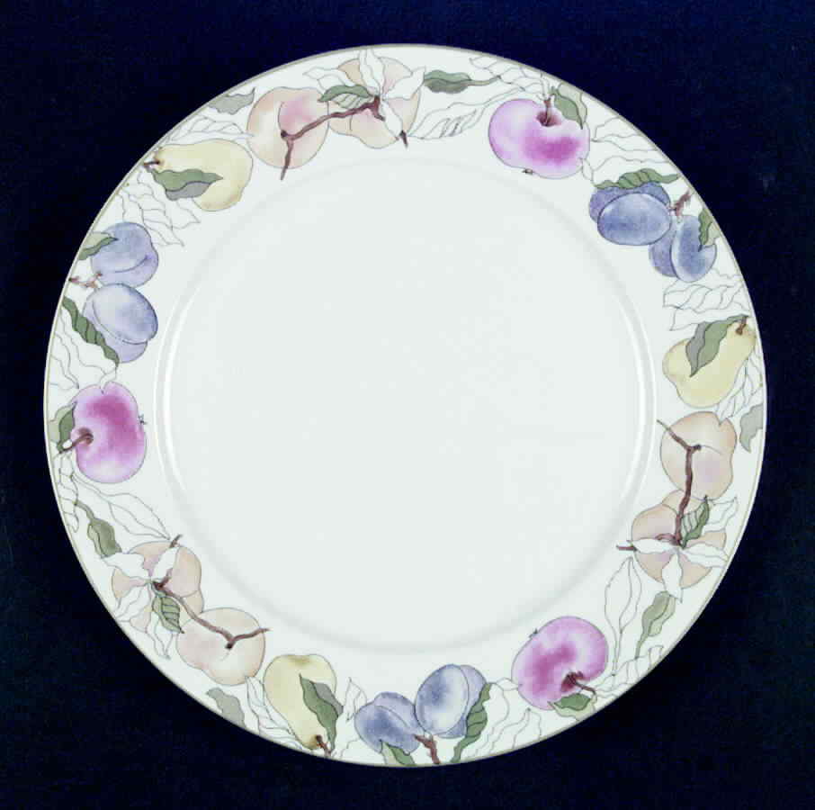 Block Fruits Colorful 10-Inch Dinner Plate 34747