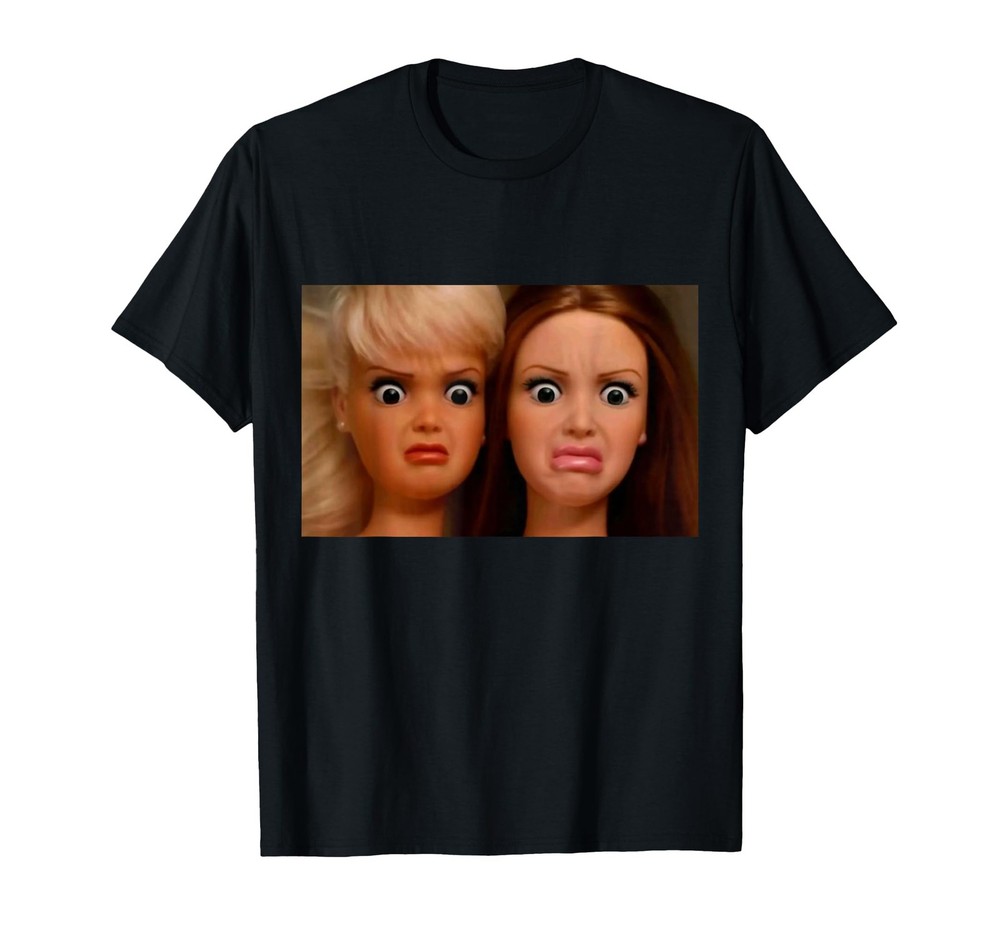 Funny Disgusting Doll face Meme Hilarious Sarcastic Gift Tee T-Shirt