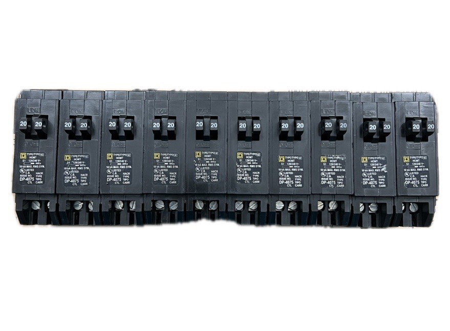 Square D HOMT2020 Homeline 20 amp Twin 1 Pole Tandem Circuit Breaker NEW NO BOX