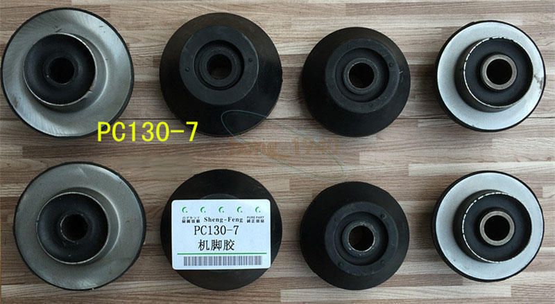 8PCS ENGINE MOUNT FITS KOMATSU Excavator PC130-7 NEW