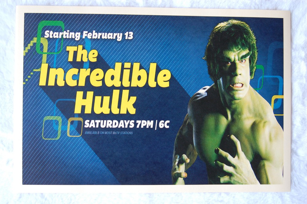 The Incredible Hulk #3 TV Show Promo Poster