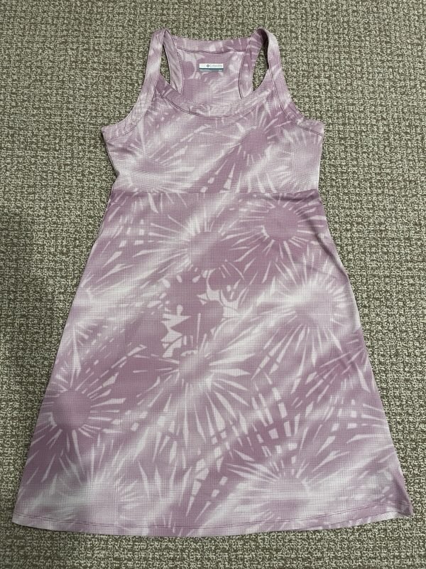 Columbia Women's Purple Tie Dye Athletic Dress Size S/P Tennis Golf Activewear