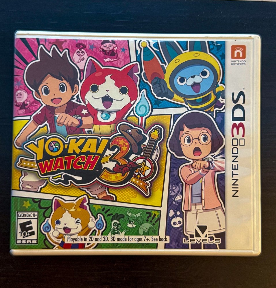 Yo-kai Watch 3 -- USA ENGLISH Standard Edition (Nintendo 3DS, 2019)