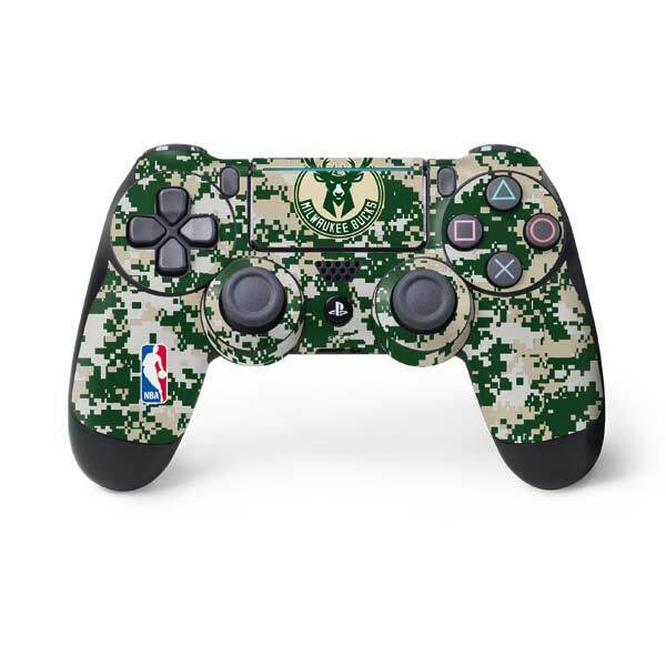 NBA Milwaukee Bucks PS4 Pro/Slim Controller Skin - Milwaukee Bucks Camo Digi