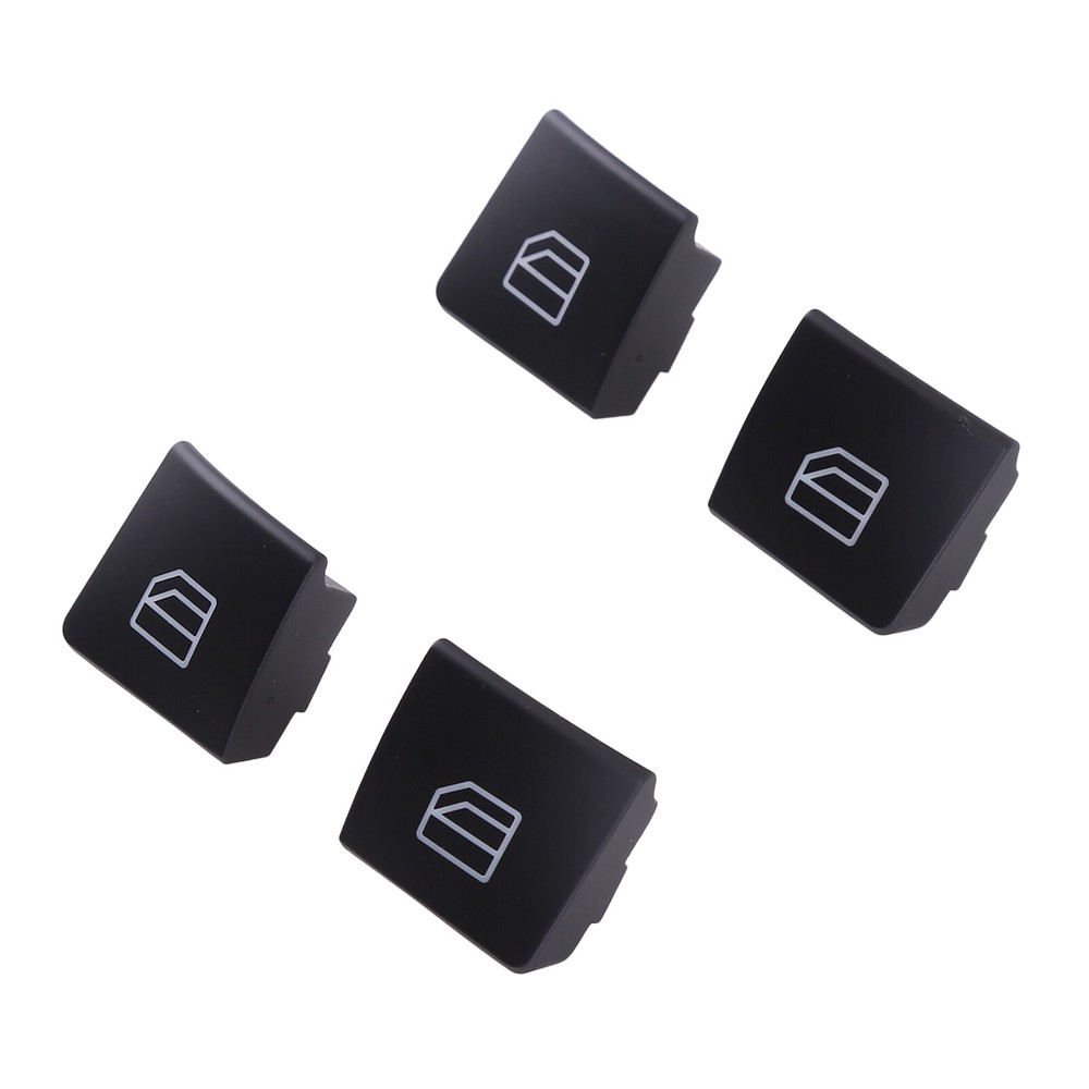 4-Piece Genuine Window Switch Cap Replacement for Mercedes C-Class W204 W212