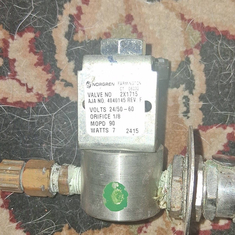 Norgren Solenoid Valve 2X1715 24V 50-60Hz 1/8 Orifice 7W Industrial