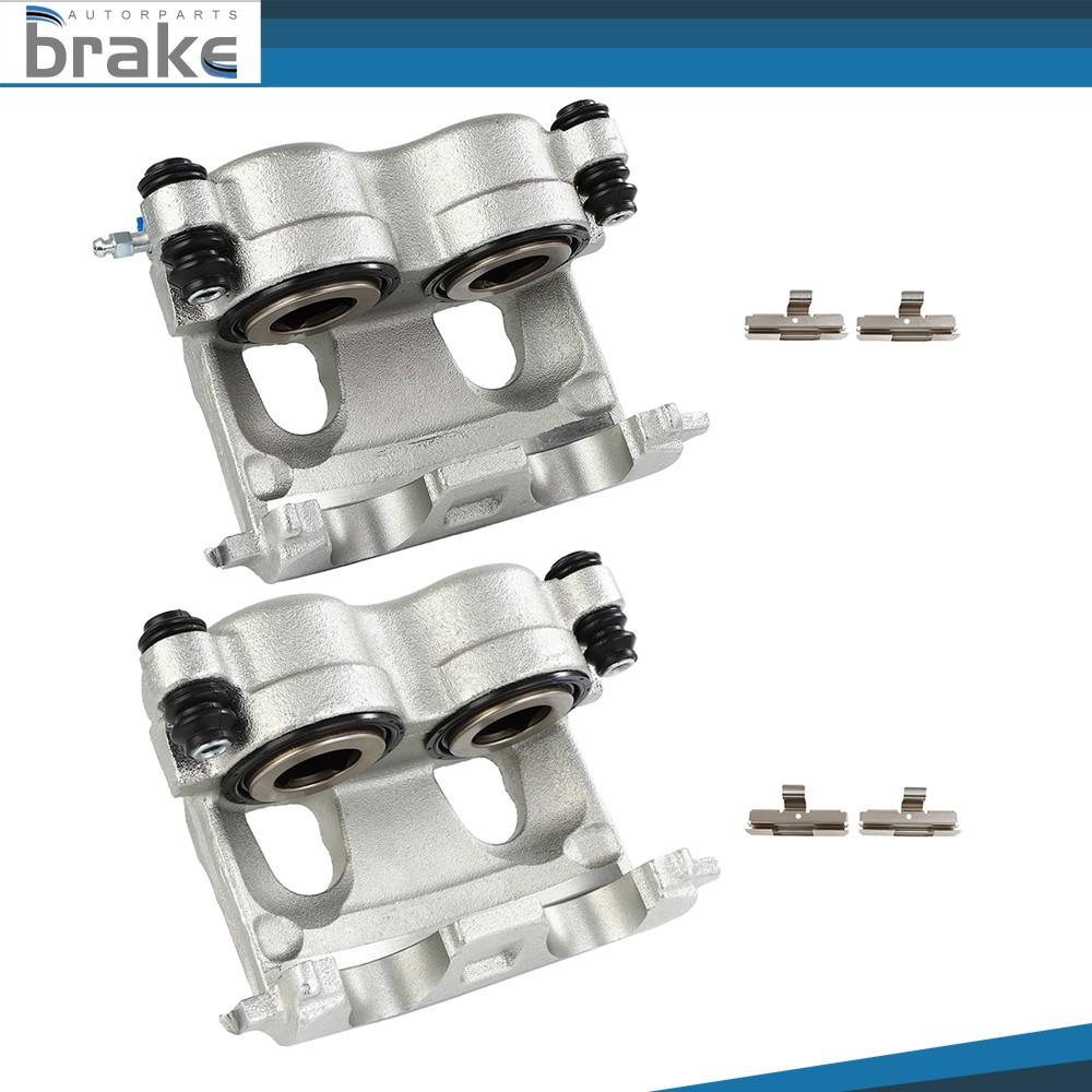 2Pcs Front Disc Brake Calipers For 03-07 Ford E-250 99-07 Ford E-350 Super Duty