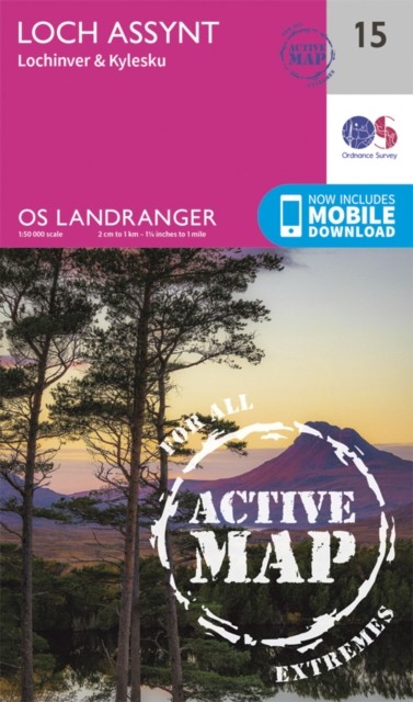 Loch Assynt Map  Weatherproof  Lochinver  Kylesku  Ordnance  by Ordnance Survey