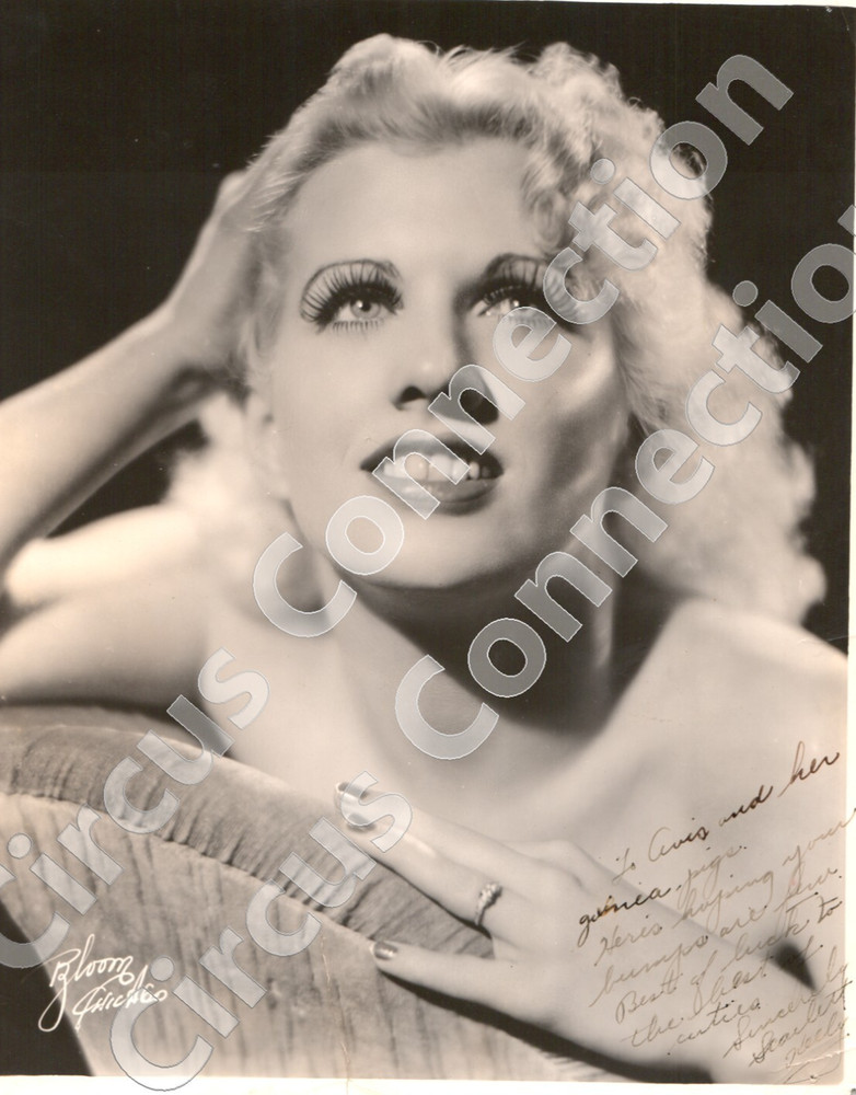 Signed Vaudeville Bloom Chicago Photograph 8