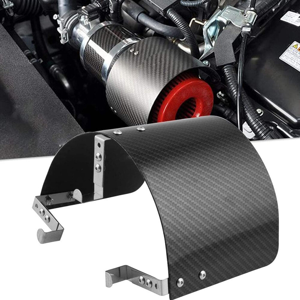 Universal Air Intake Filter Heat Shield Cover for 2.5-3.5 Inch Cone Filters
