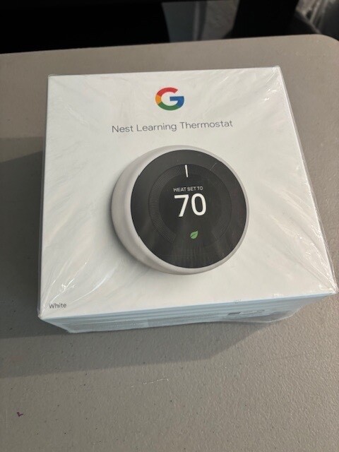 Google Nest Learning Thermostat - White (USED)