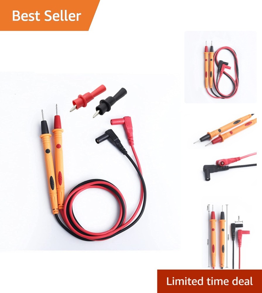 Flexible PVC High Voltage  Leads for Digital Multimeters - 1000V 20A Safety